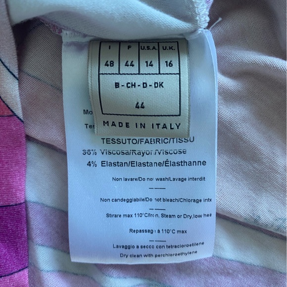 👛Emilio Pucci Vintage Pink 1990s Cowl Neck Blouse👛 - Picture 5 of 6